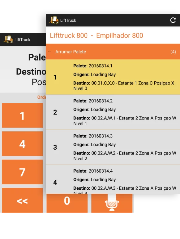 app serviço de empilhadeiras